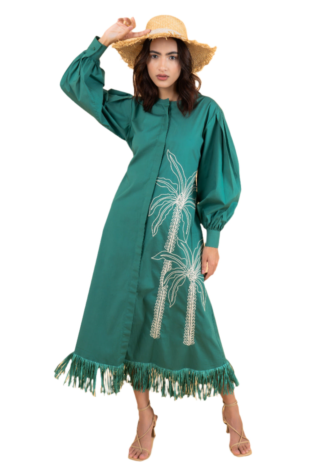 PALMERA DRESS- GREEN