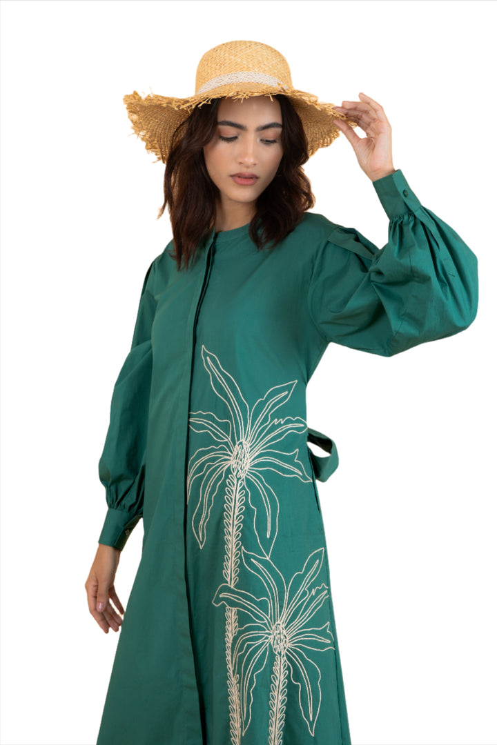 PALMERA DRESS- GREEN