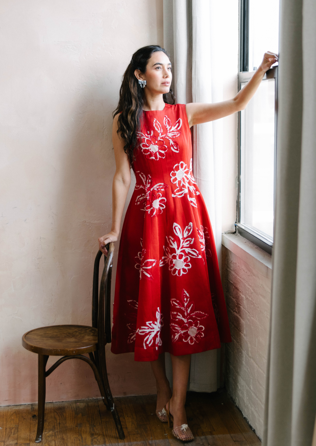 MOONLIGHT DRESS RED