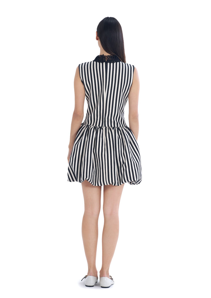 STRIPES BALLOON DRESS