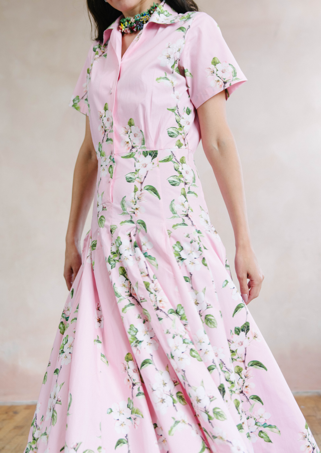 Cherry Shirtdress