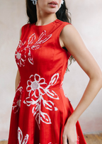 MOONLIGHT DRESS RED