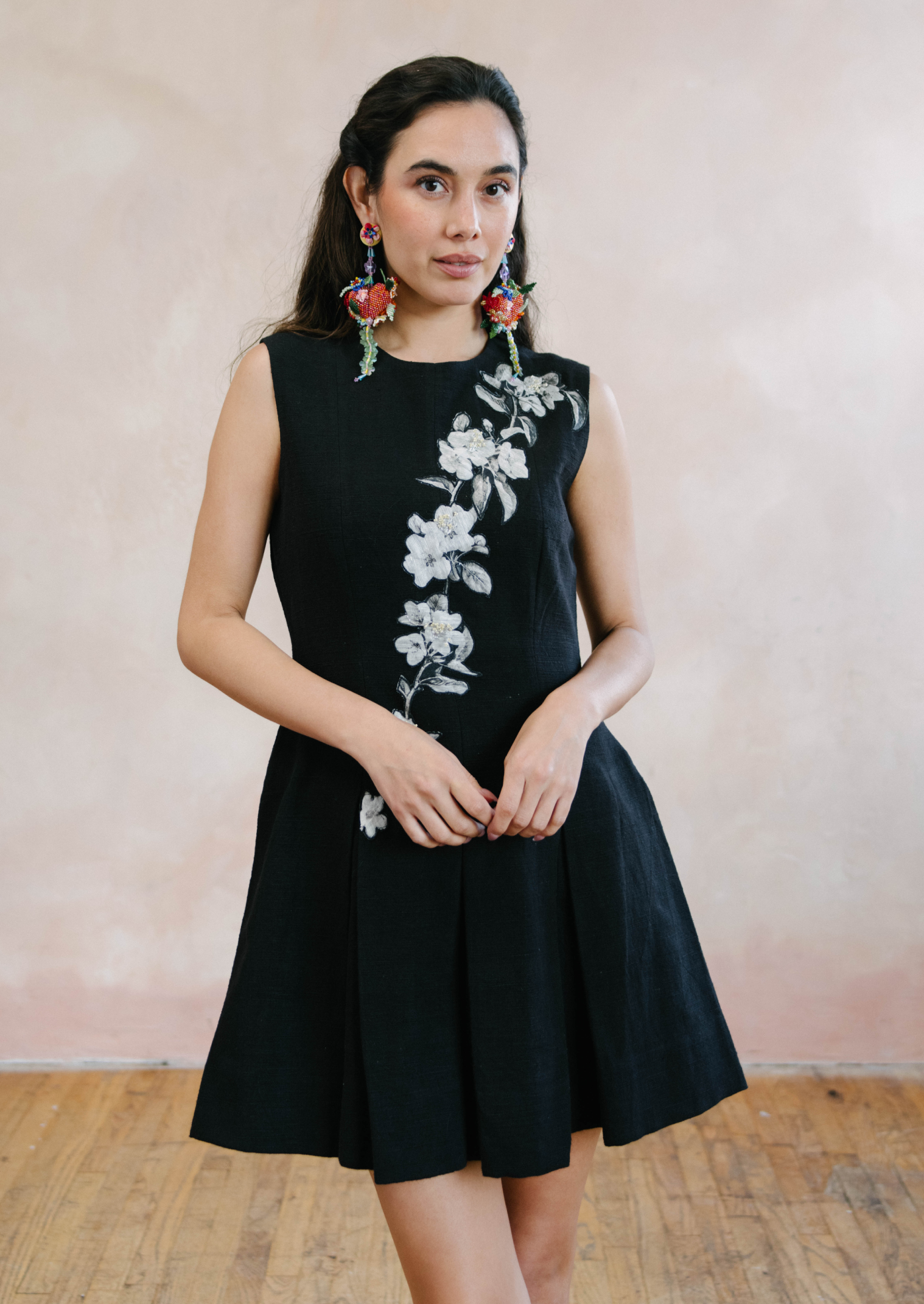 Sakura Mini Pleated Dress