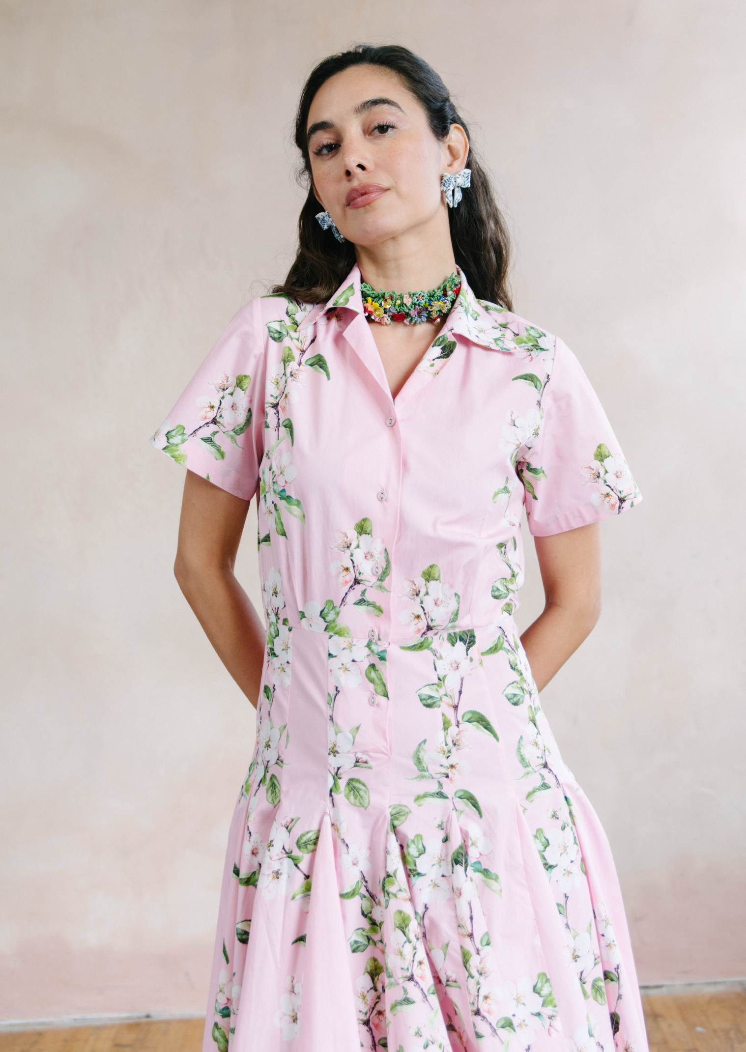 Cherry Shirtdress
