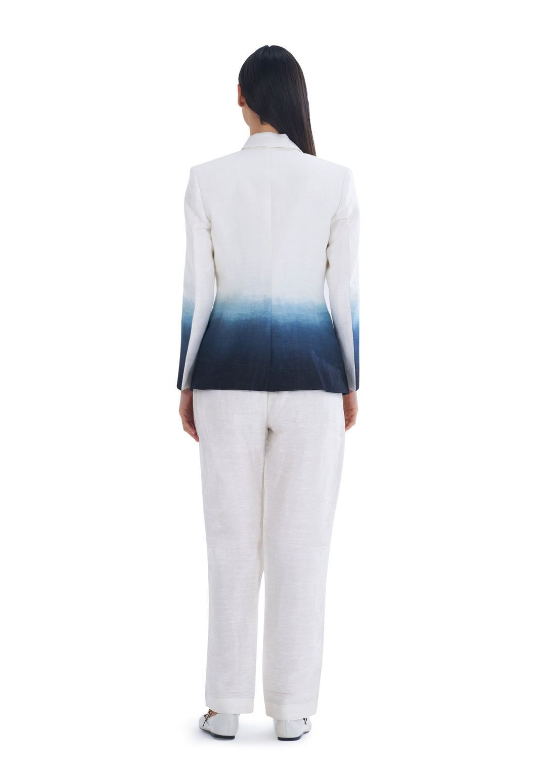 OMBRE PANT SUIT BLUE