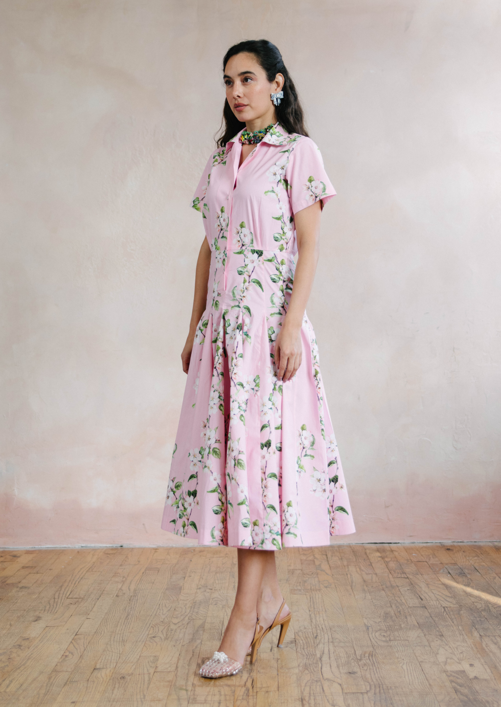 Cherry Shirtdress