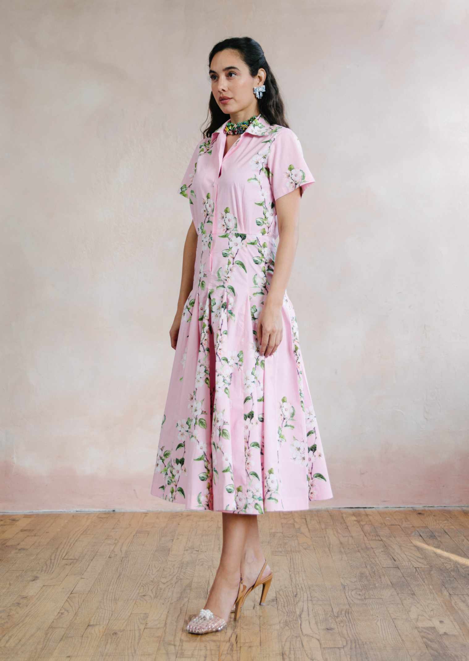 Cherry Shirtdress