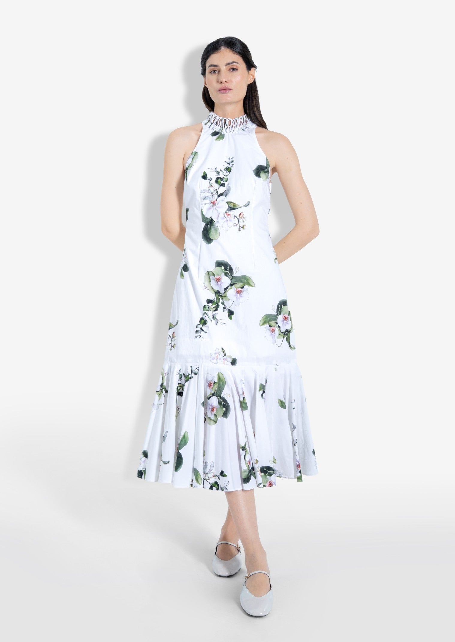 Orchid Midi Dress