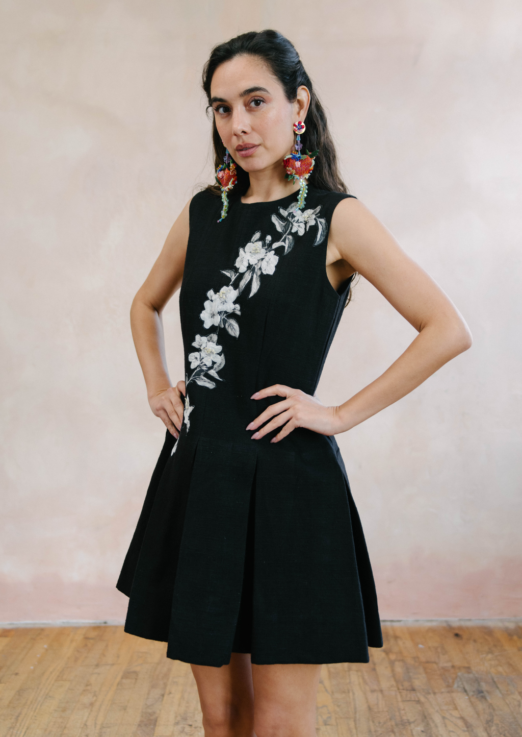 Sakura Mini Pleated Dress