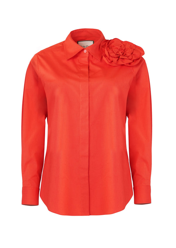 FLOWER SHIRT RED