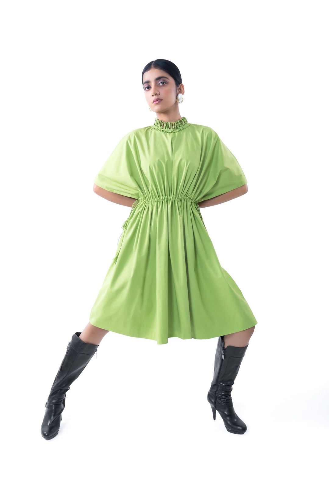 GREEN IRIS FREE STYLE DRESS