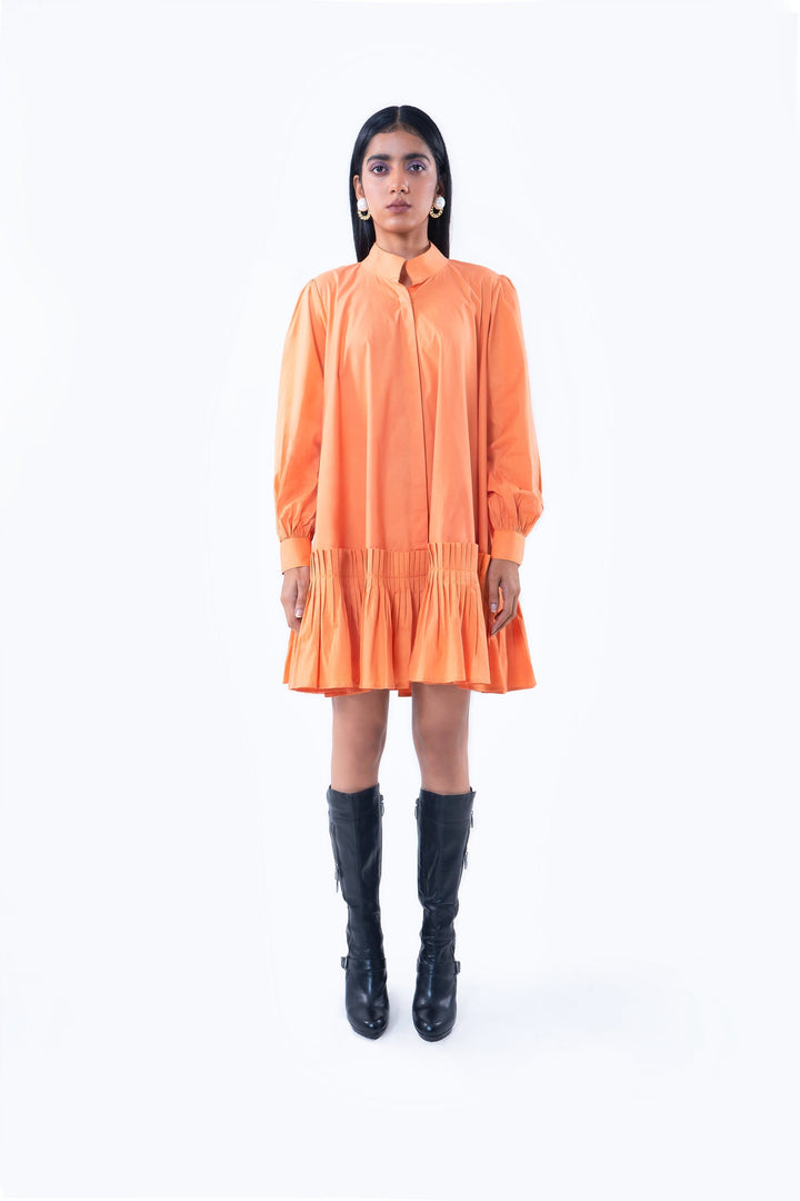 ORANGE VINCA DRESS