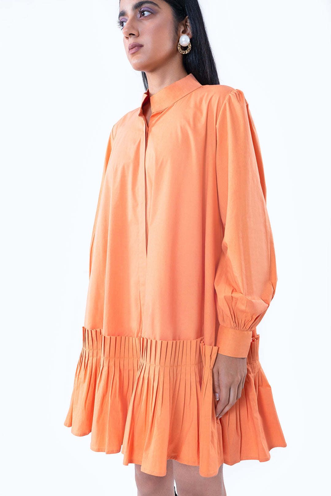 ORANGE VINCA DRESS