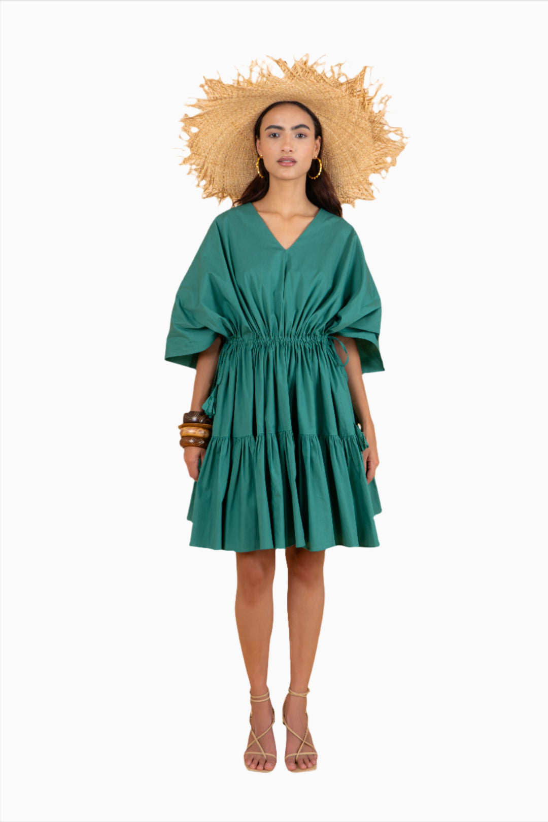 TULIP FREESTYLE DRESS - GREEN