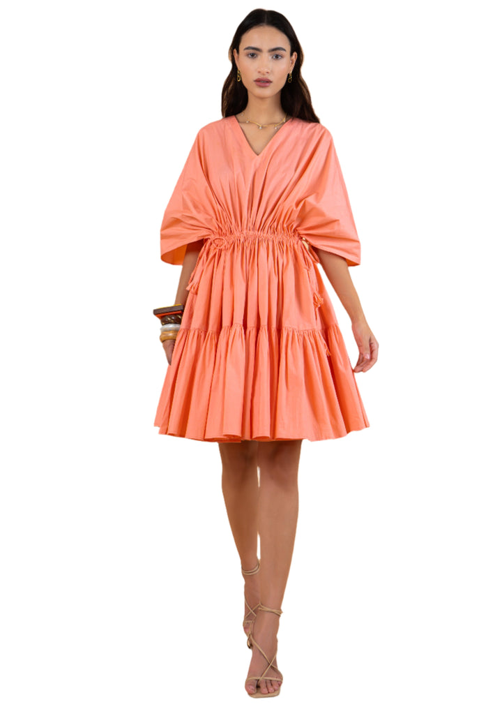 TULIP FREESTYLE DRESS - PEACH