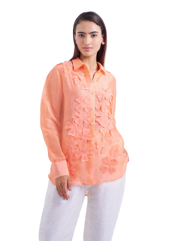 MAGNOLIA SHIRT CORAL