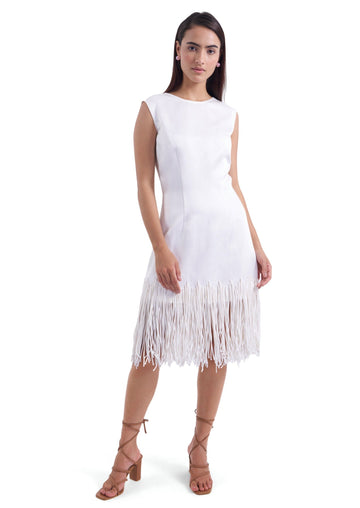 cord short dress Amanda Cord Short Dress - Chestnut