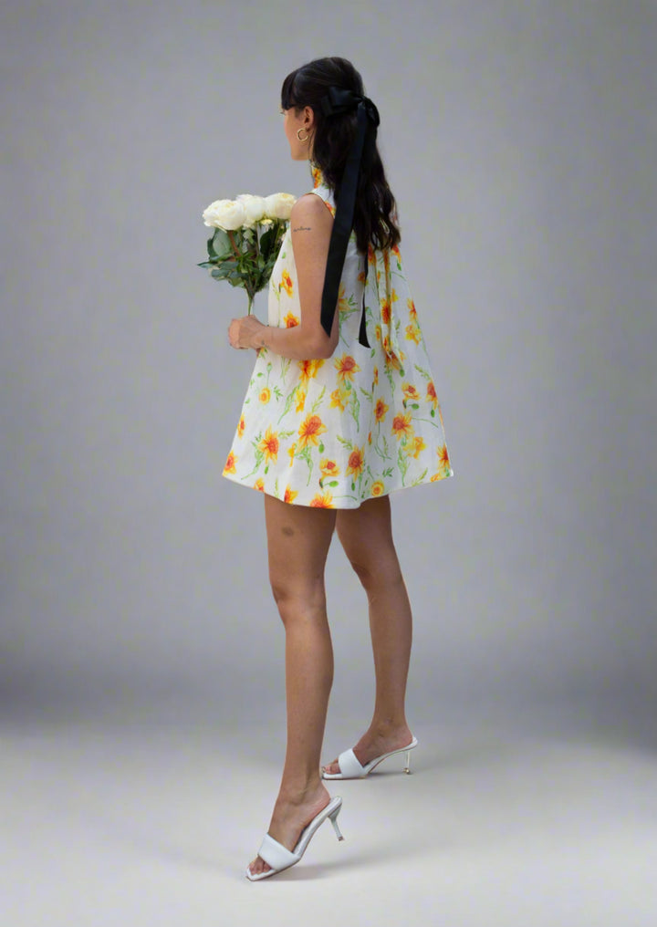 DAFFODIL MINI BOW DRESS