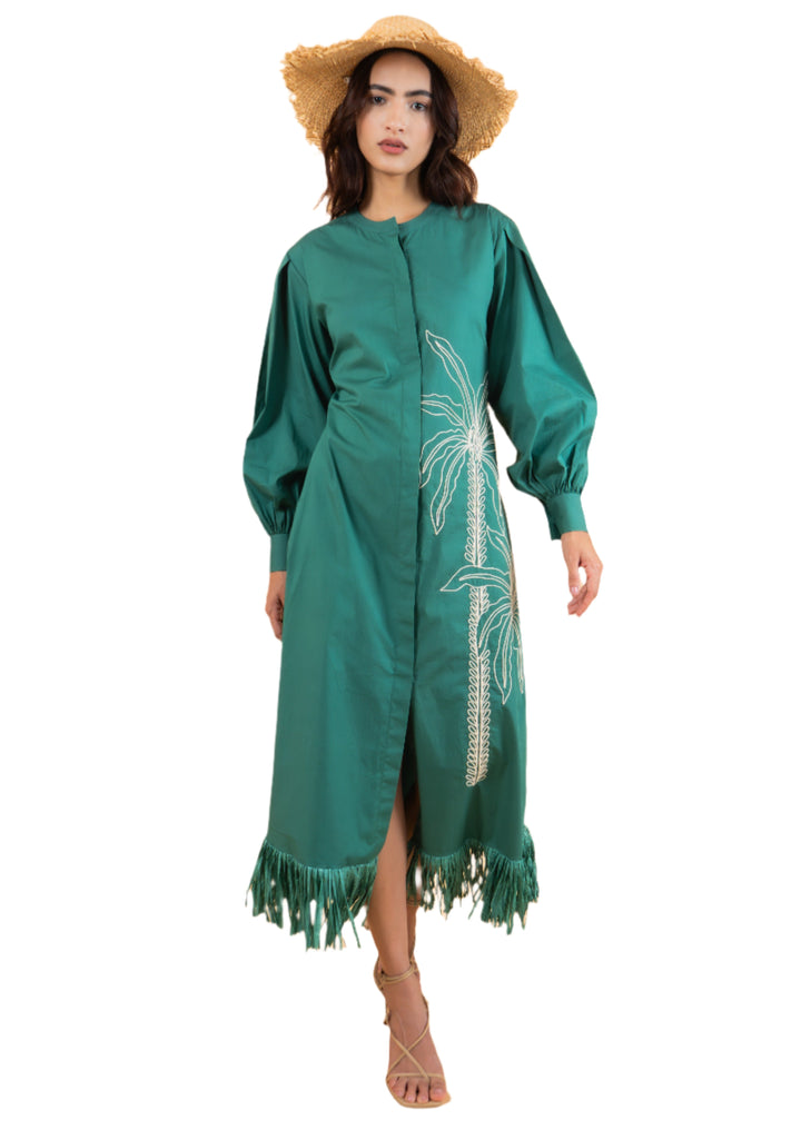 PALMERA DRESS- GREEN