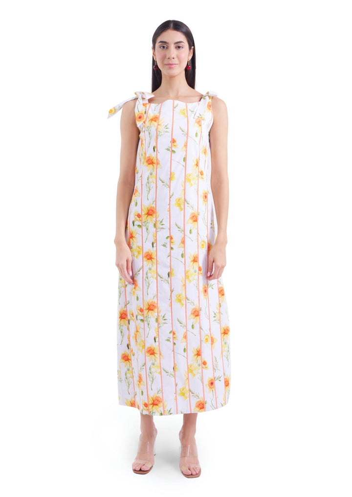 DAFFODIL STRIPE DRESS