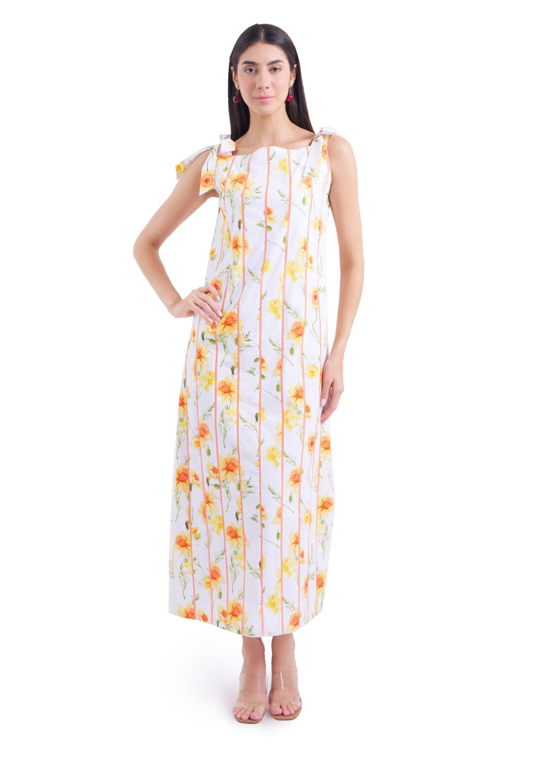 DAFFODIL STRIPE DRESS