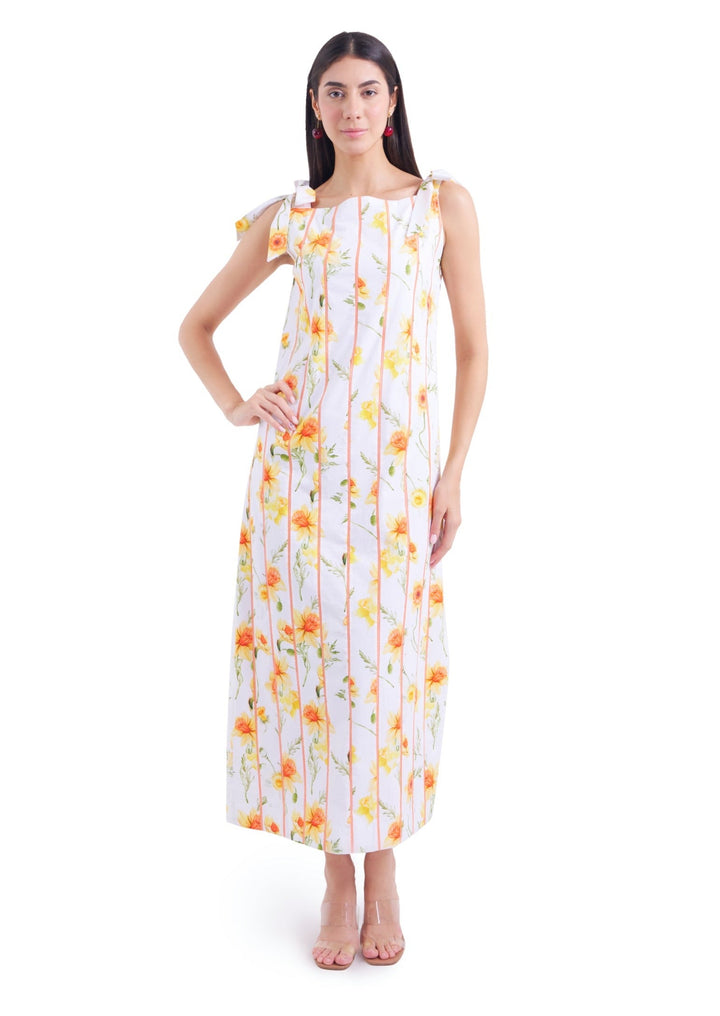 DAFFODIL STRIPE DRESS